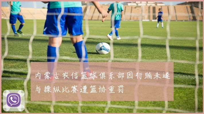 内蒙古农信篮球俱乐部因行贿未遂与操纵比赛遭篮协重罚
